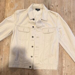 A.P.C. Cream Jean Jacket